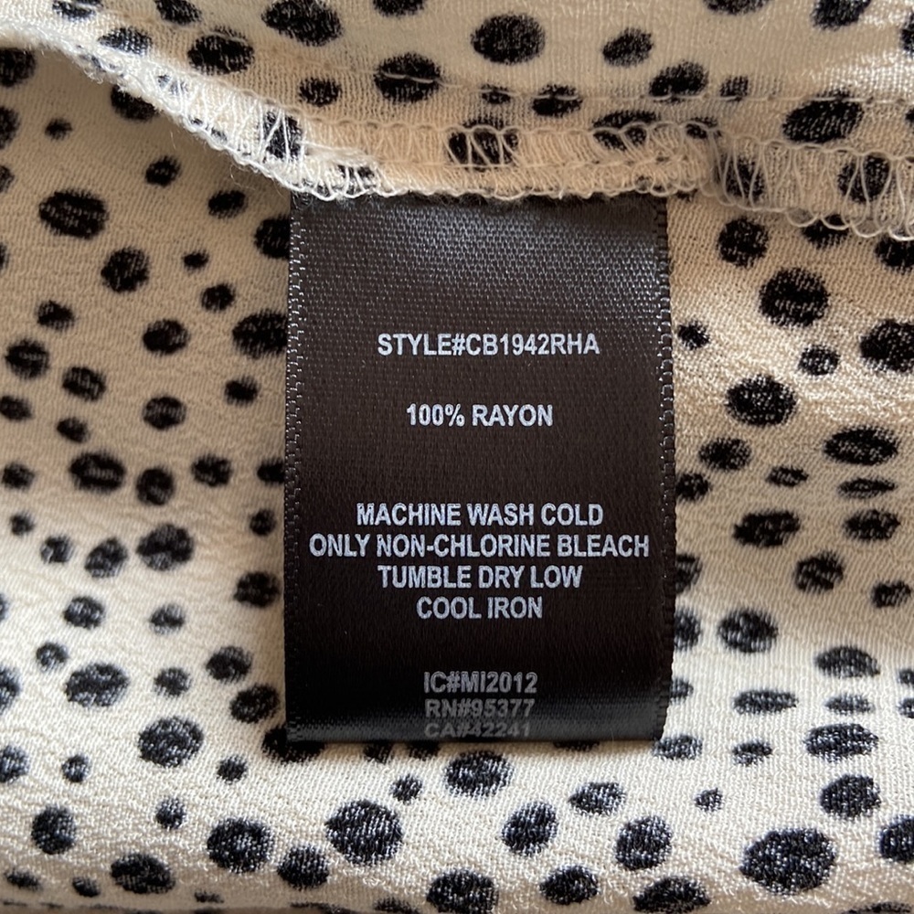 Sanctuary Sunshine Blouse Teeny Spots Size Small - Picture 11 of 15